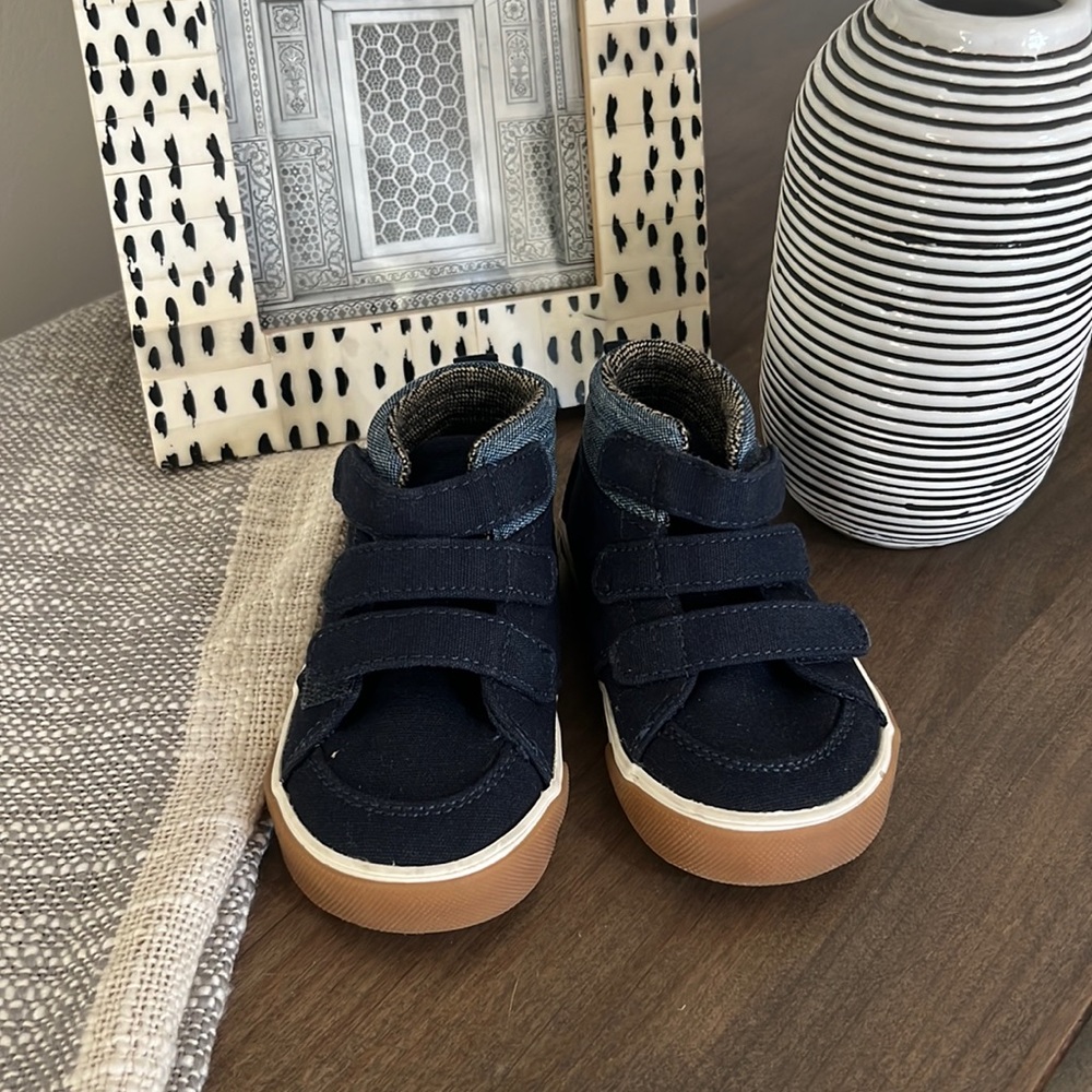 Canvas Triple-Strap Unisex Sneakers for Toddler from Old Navy